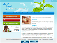 Tablet Screenshot of fisioterapiadasalud.com